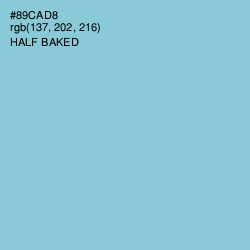 #89CAD8 - Half Baked Color Image